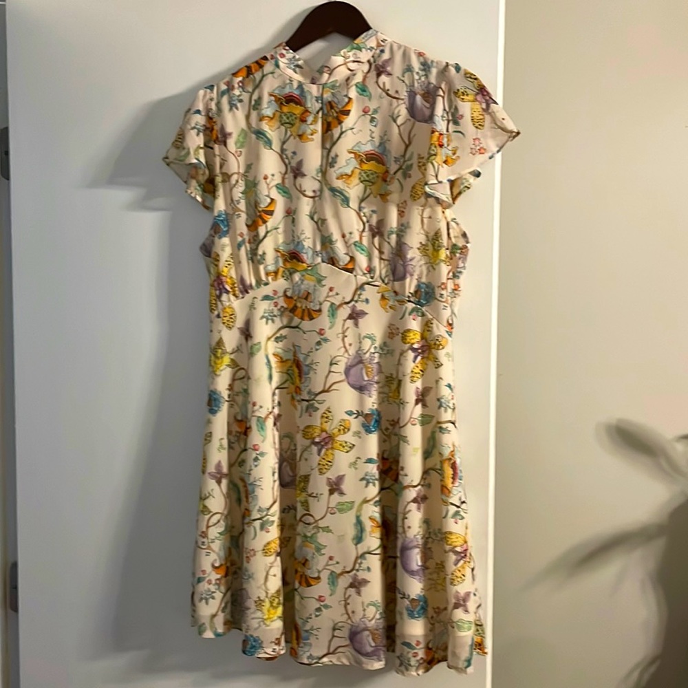 ASOS Glamorous high neck floral mini dress